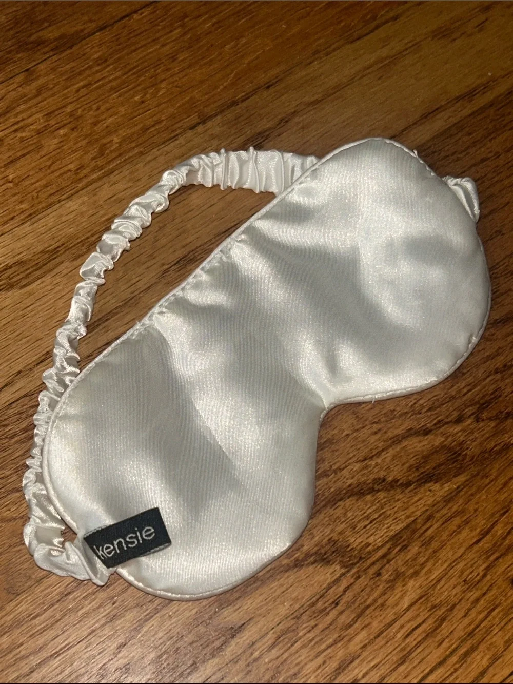 Gifted Satin Sleep Mask in Ivory White